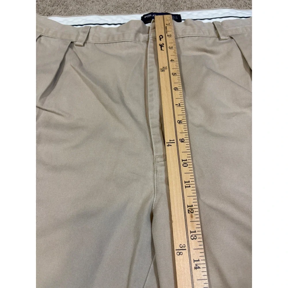Polo Golf Ralph Lauren Men's‎ Classic Fit Chino Shorts Tan Pleated Size 40 - Picture 5 of 7
